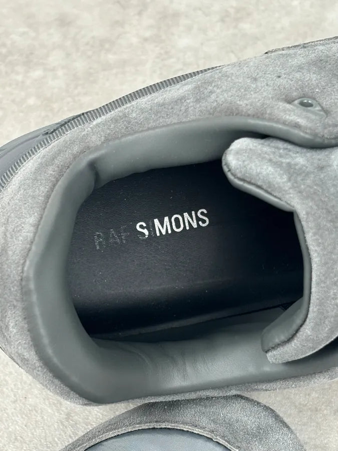 Raf Simons Grey Suede Leather Antai Slip-On Sneakers RJKzSxs 16