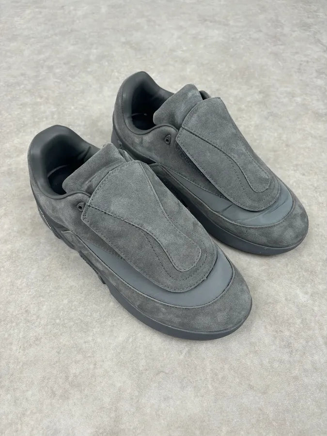 Raf Simons Grey Suede Leather Antai Slip-On Sneakers RJKzSxs 6