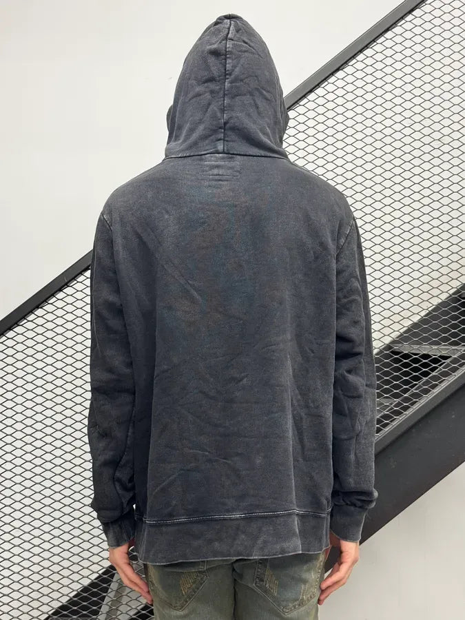 2000s Ralph Lauren Black Faded Iroquois Portrait Hoodie BFtnwsy 3