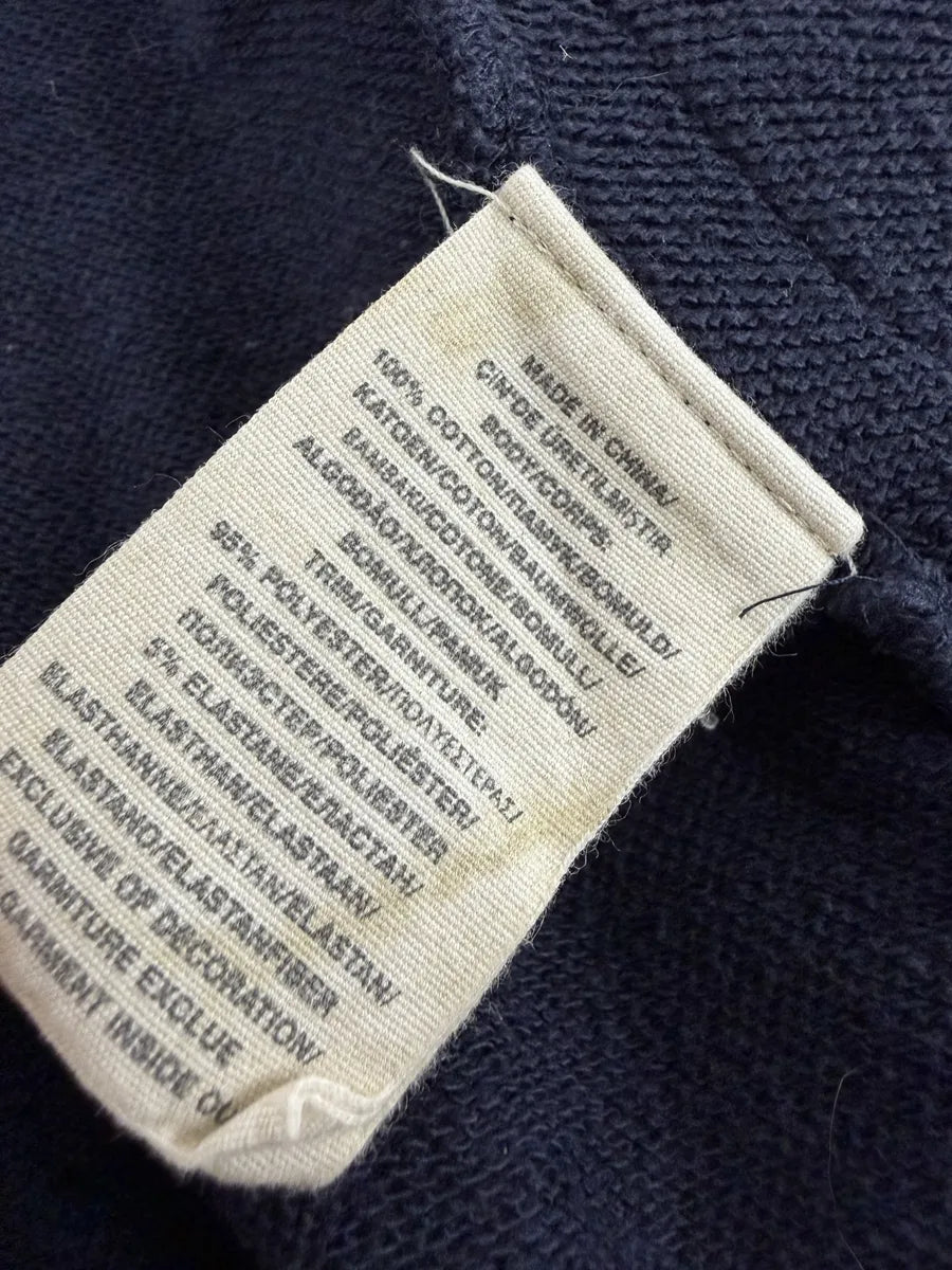 2000s Ralph Lauren Blue & Black Velvet Officier Naval Buttoned Jacket guECoUo 6