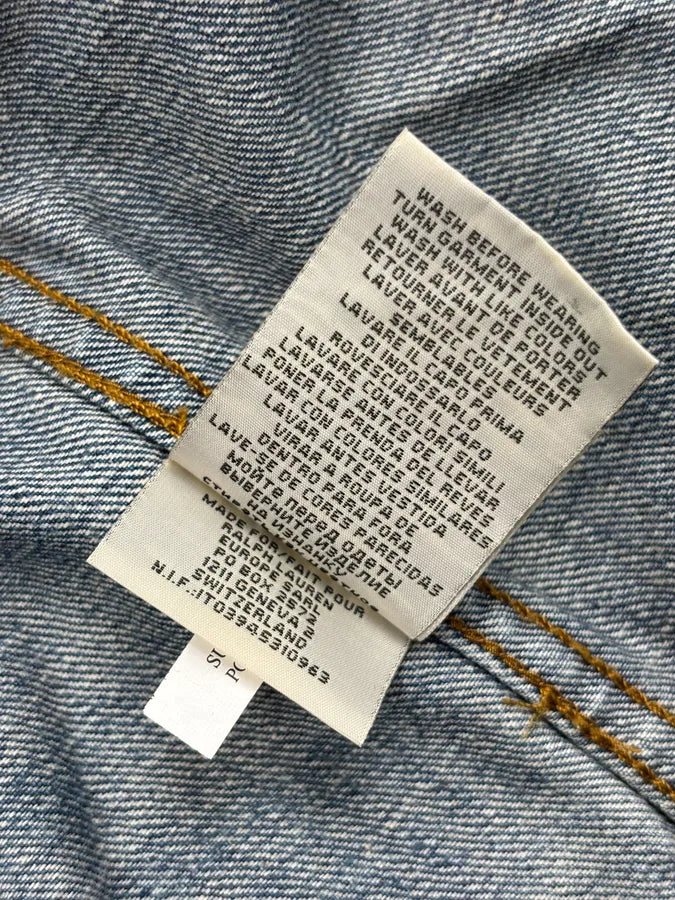 2010s Ralph Lauren Blue American Flag Denim Jacket IIGvEdE 12
