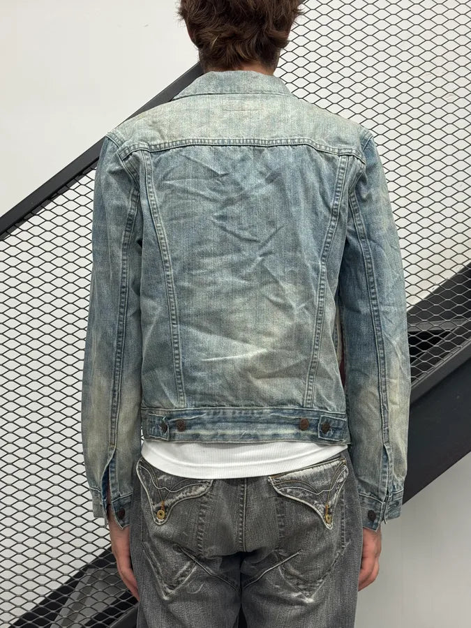 2010s Ralph Lauren Blue American Flag Denim Jacket IIGvEdE 2