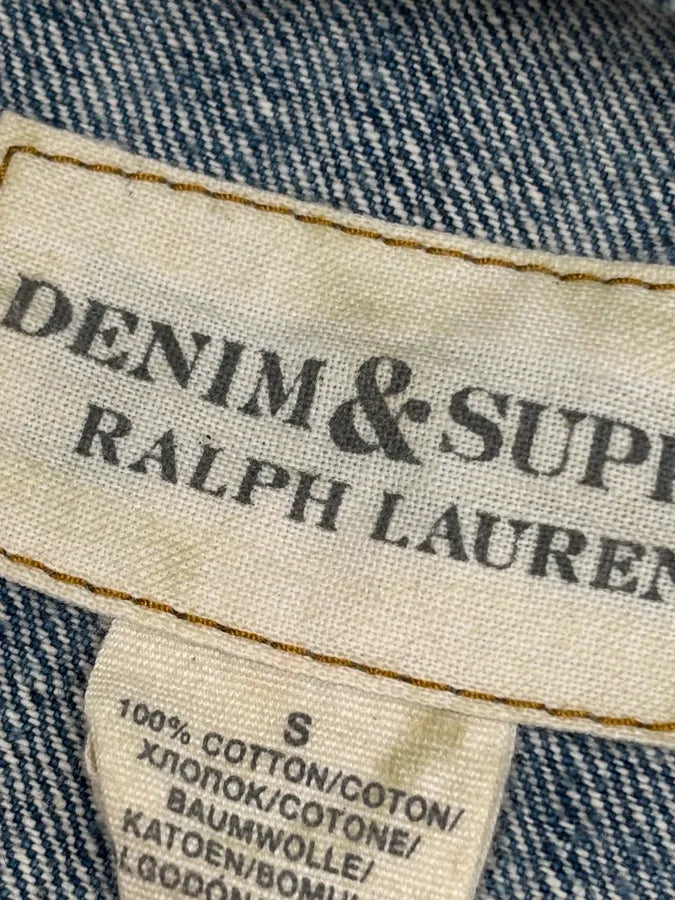 2010s Ralph Lauren Blue American Flag Denim Jacket IIGvEdE 10