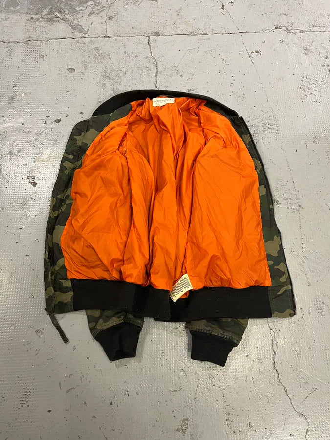 2000s Ralph Lauren Camouflage Olive Bomber Jacket NCLkOUN 7