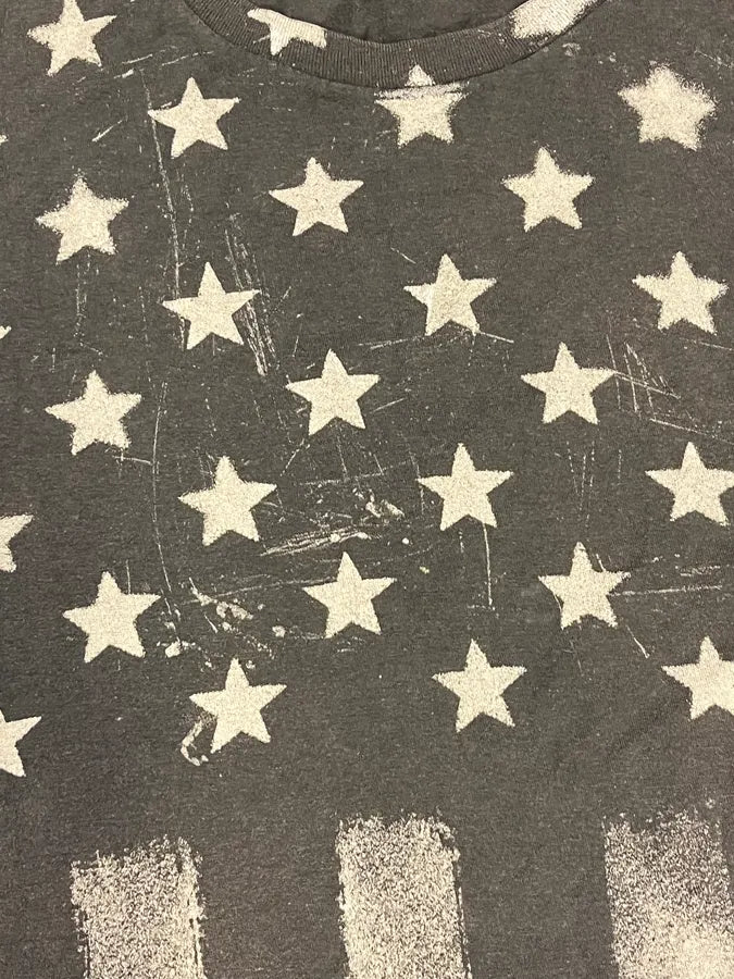 2000s Ralph Lauren Dark Grey USA Flag T-Shirt lXKPXID 4