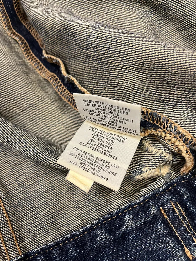 2000s Ralph Lauren Denim & Supply Blue Distressed Denim Jacket ZcEVUje 11