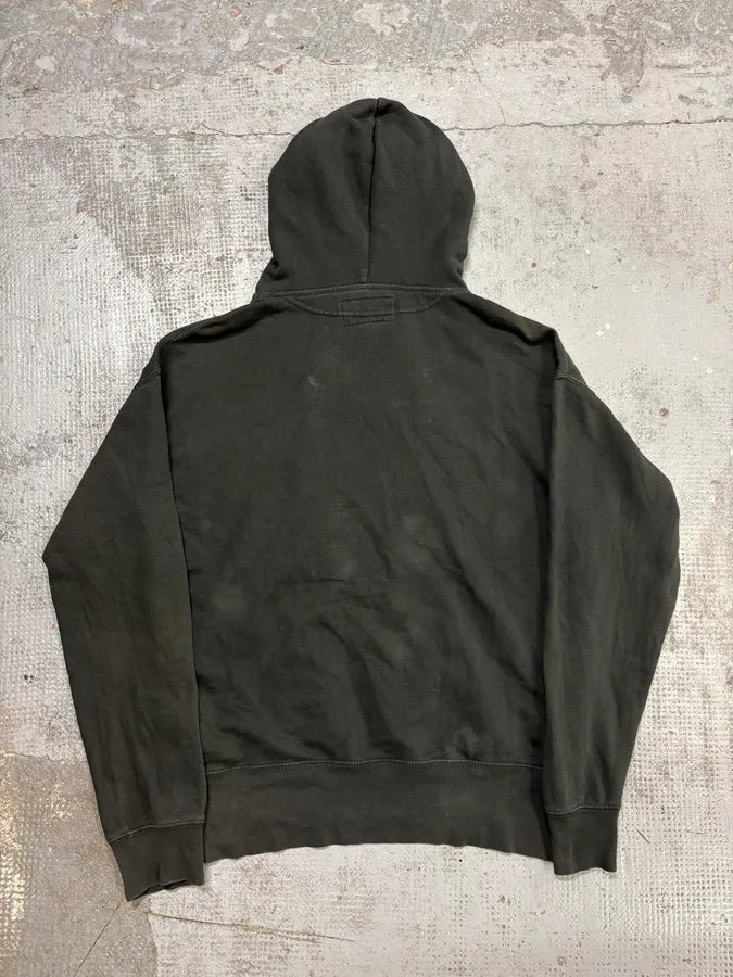 2000s Ralph Lauren Denim & Supply Destroyed USA Flag Khaki Hoodie ZmVtcGo 6