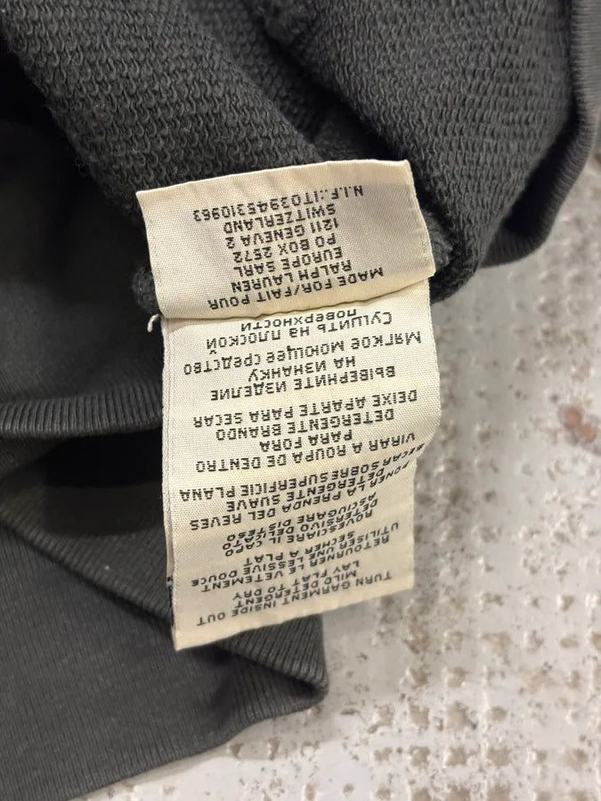 2000s Ralph Lauren Denim & Supply Destroyed USA Flag Khaki Hoodie ZmVtcGo 9