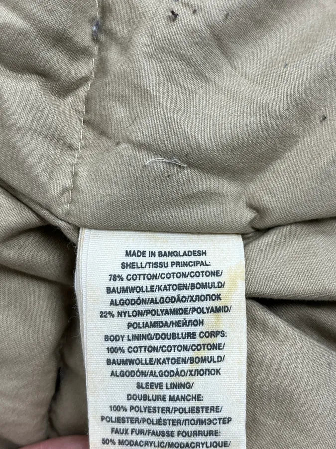 2000s Ralph Lauren Denim & Supply Fur Hood Puffer Parka Navy Jacket SpVFvOP 10