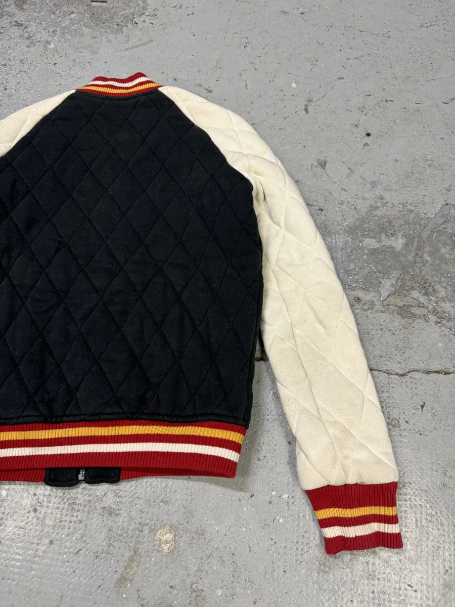 2000s Ralph Lauren Dragon Black & White Teddy Bomber Jacket tBjFhZP 3