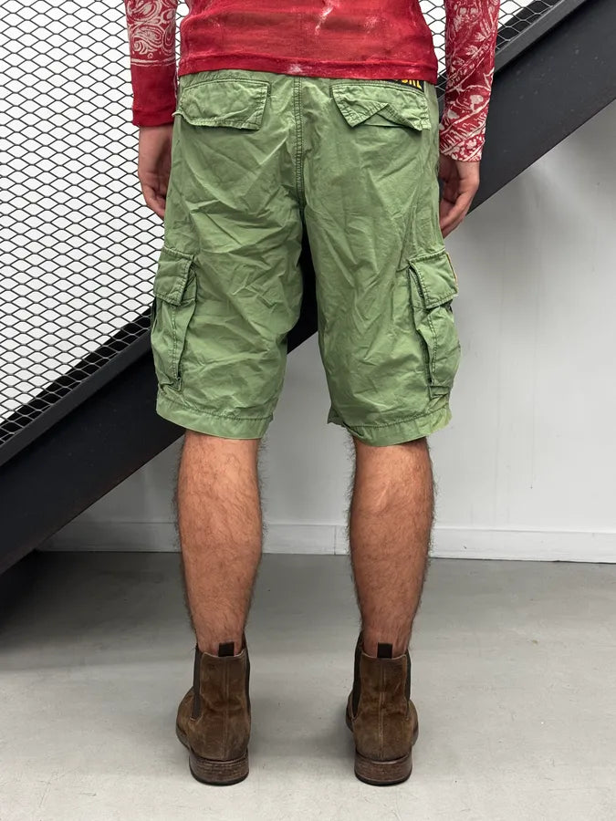 SS2011 Ralph Lauren Green Cargo USA Patch Shorts AKWRJPU 4