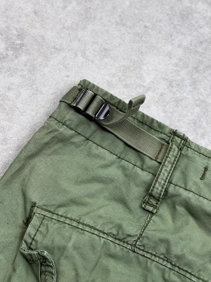 SS2011 Ralph Lauren Green Cargo USA Patch Shorts AKWRJPU 9