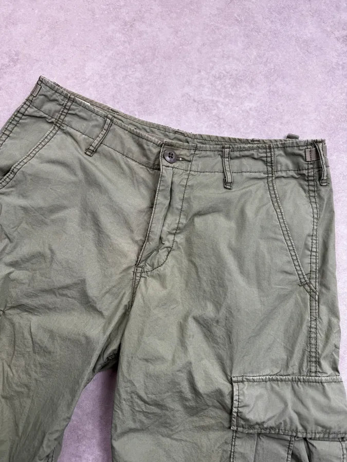 SS2011 Ralph Lauren Green Cargo USA Patch Shorts AKWRJPU 5