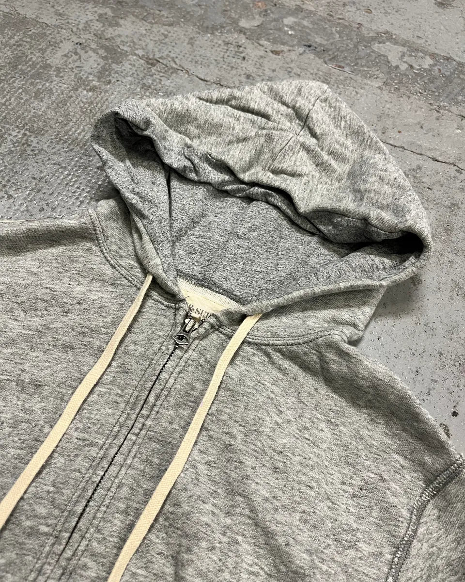 2000s Ralph Lauren Grey American Flag Distressed Zip Hoodie MStsJzd 5