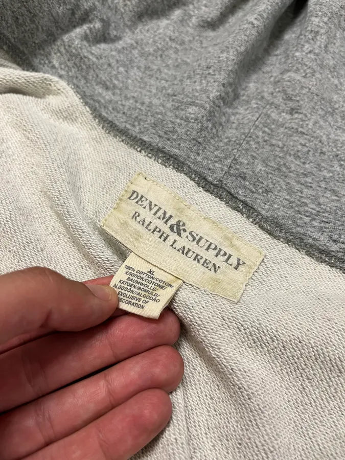2000s Ralph Lauren Grey American Flag Eroded Sweater PEOaxxl 7