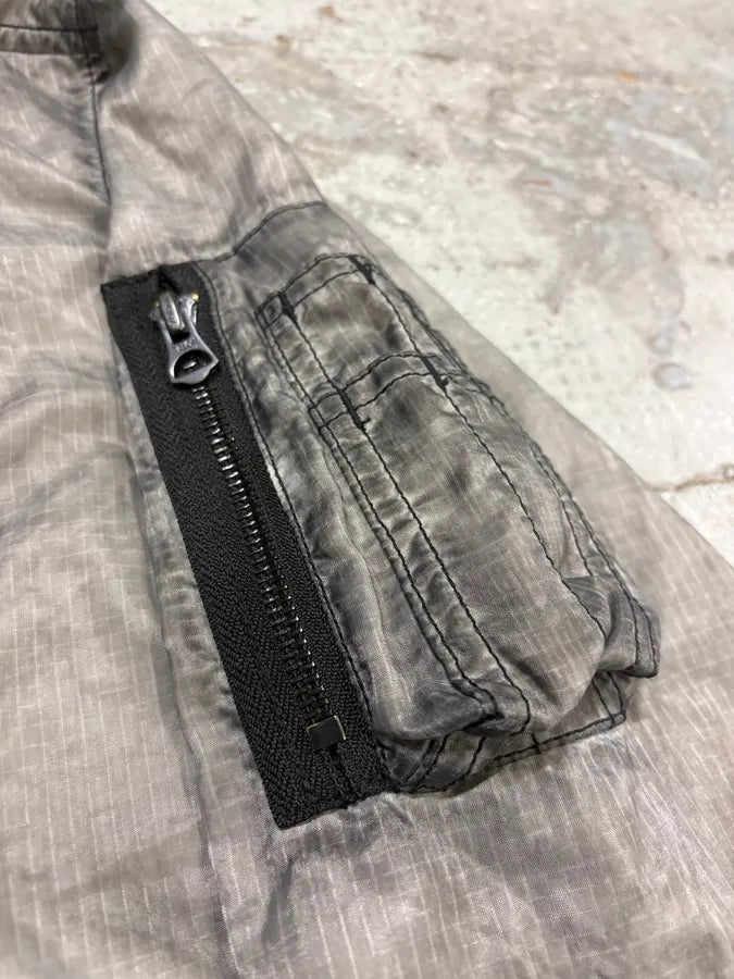 AW2011 Ralph Lauren Grey Cargo Pocket Sample Bomber Jacket qzHlqIx 8