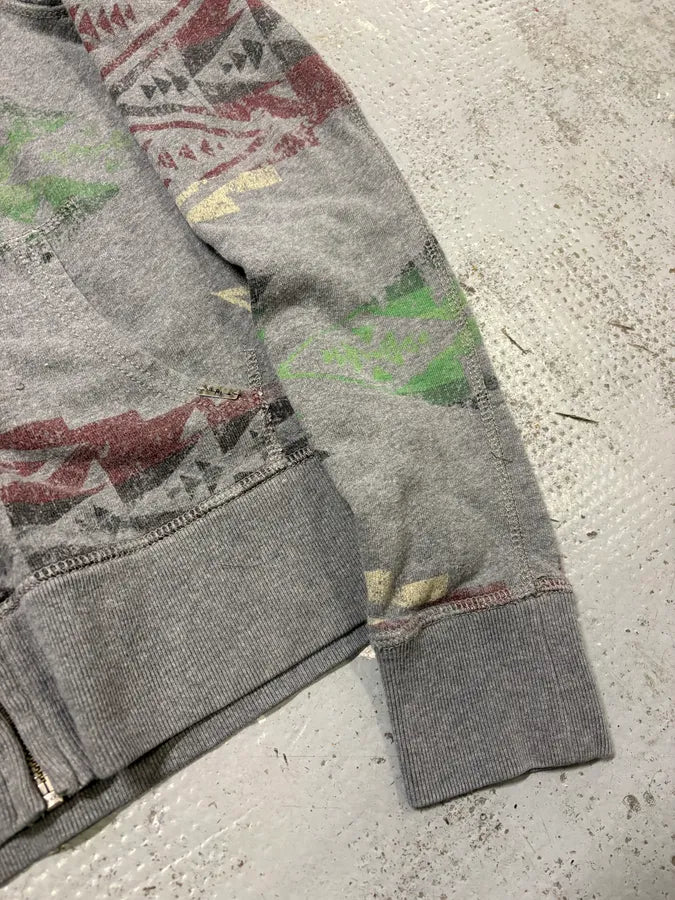 2010s Ralph Lauren Grey Native Zip-up Hoodie nmWNNQJ 7