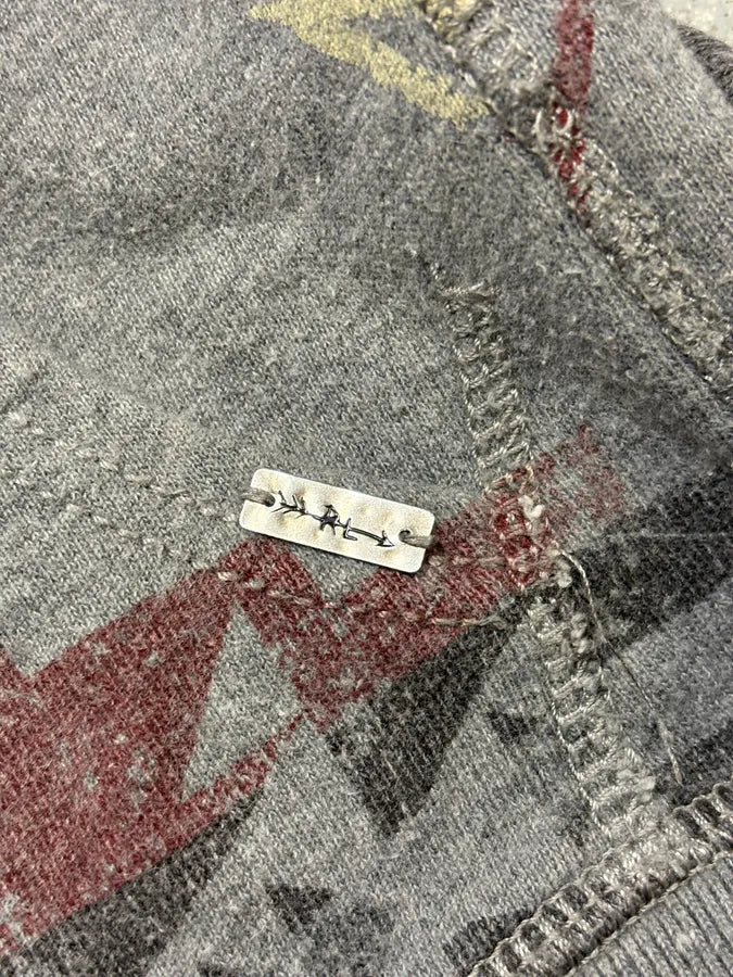 2010s Ralph Lauren Grey Native Zip-up Hoodie nmWNNQJ 8