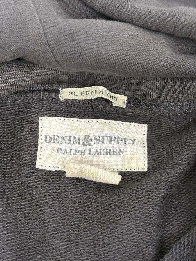 2010s Ralph Lauren Grey Star USA Flag Zip-up Hoodie eVdBECX 9
