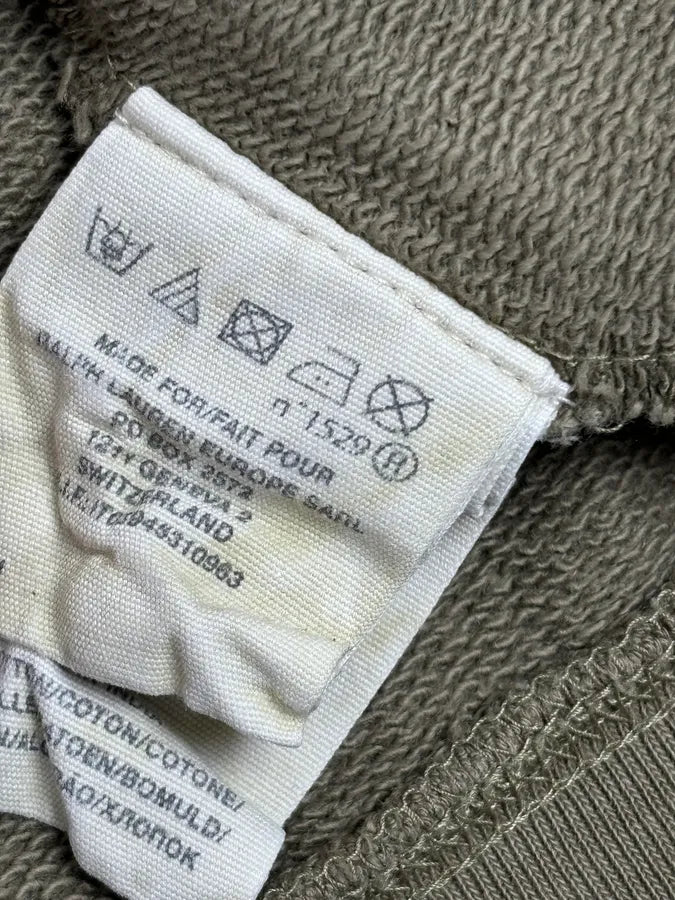 2010s Ralph Lauren Khaki Green American Flag Zip-up Hoodie eDafBPQ 10