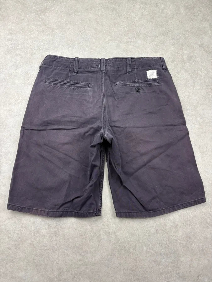 2010s Ralph Lauren Navy Faded Classic Shorts sVEzpRJ 7