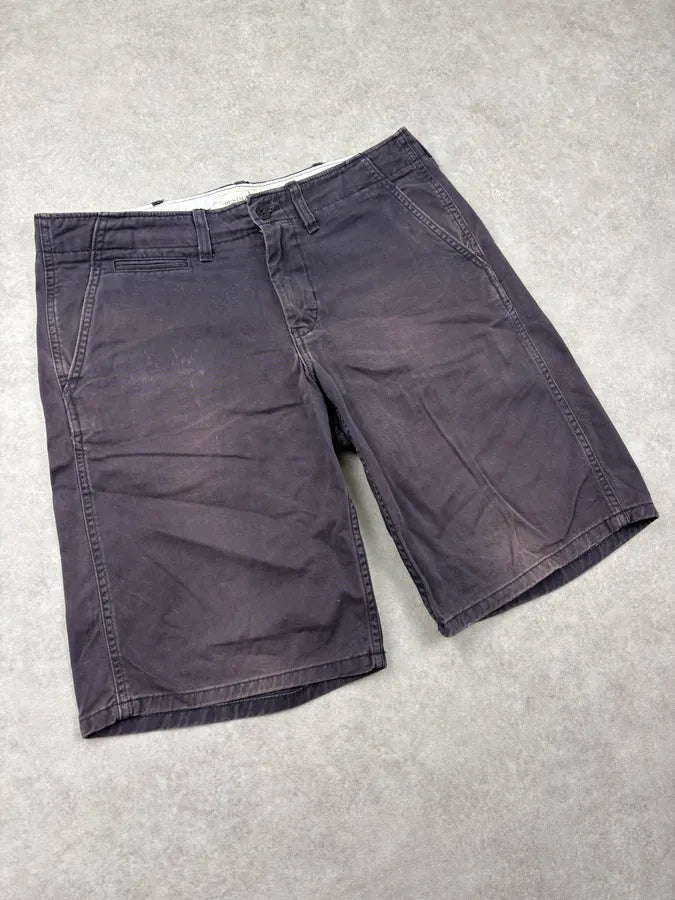 2010s Ralph Lauren Navy Faded Classic Shorts sVEzpRJ 4
