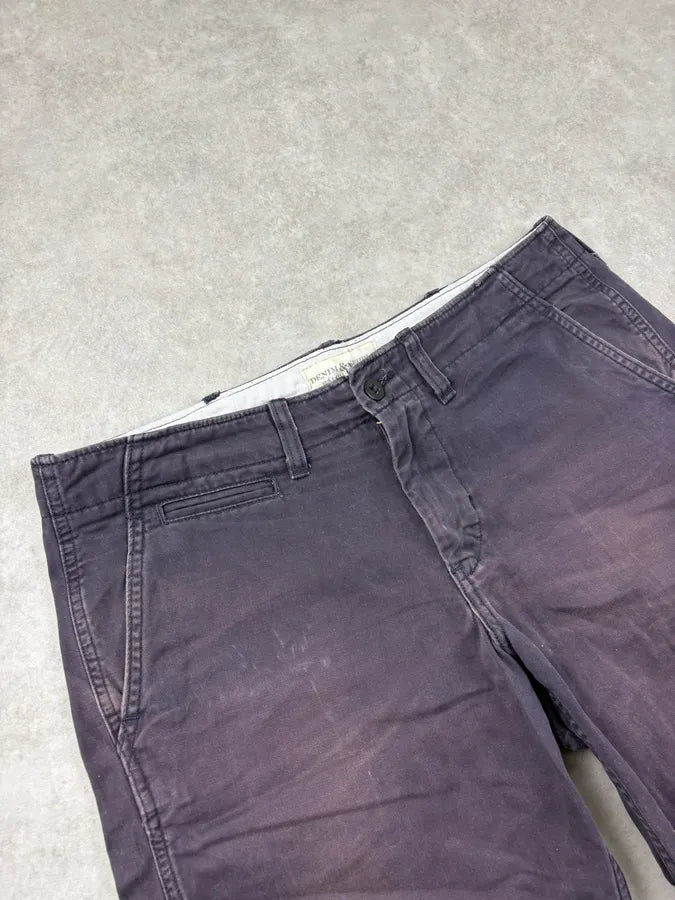 2010s Ralph Lauren Navy Faded Classic Shorts sVEzpRJ 5