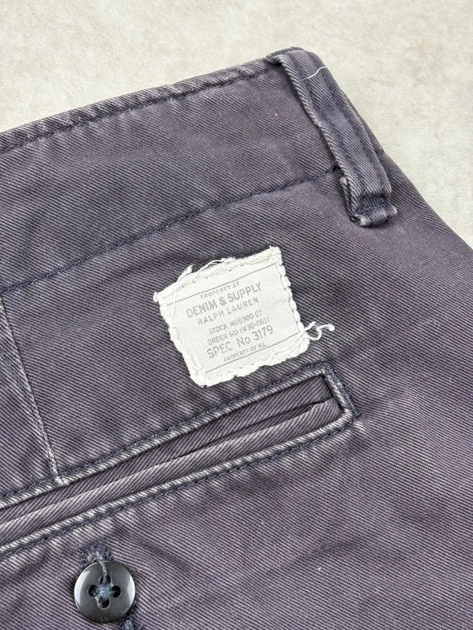 2010s Ralph Lauren Navy Faded Classic Shorts sVEzpRJ 8