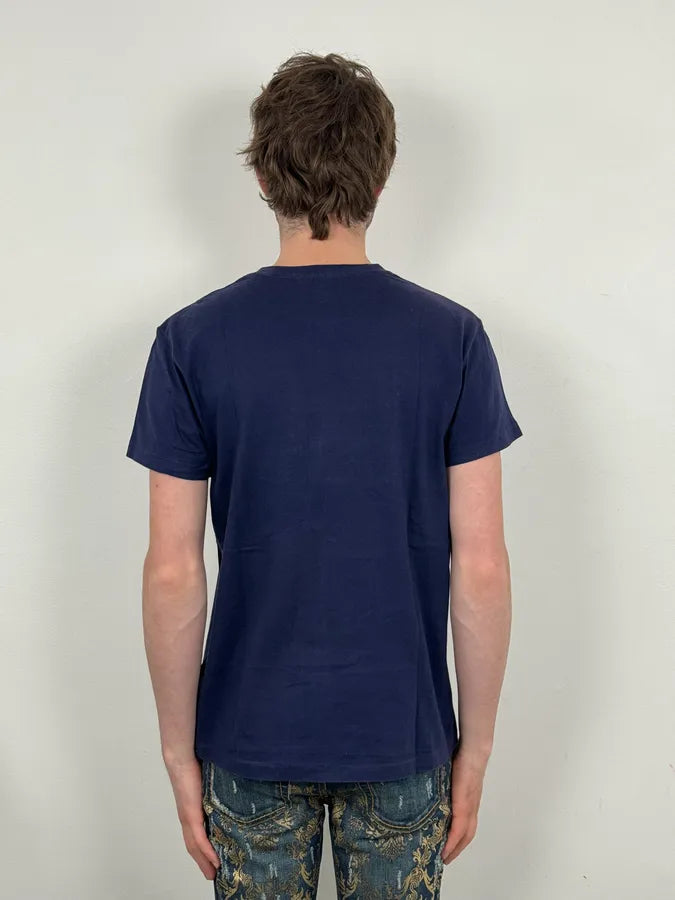 2000s Ralph Lauren Navy USA Flag Graphic T-Shirt  bUxWbxf 2