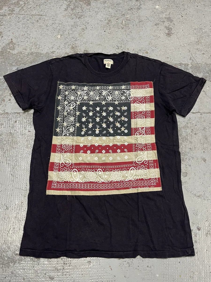 2000s Ralph Lauren US Flag Purple T-Shirt fdEZfWj 0