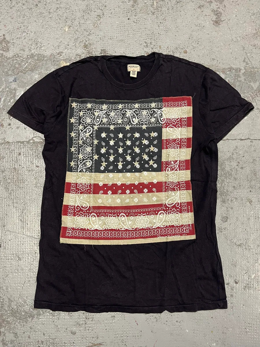 2000s Ralph Lauren US Flag Purple T-Shirt fdEZfWj 3