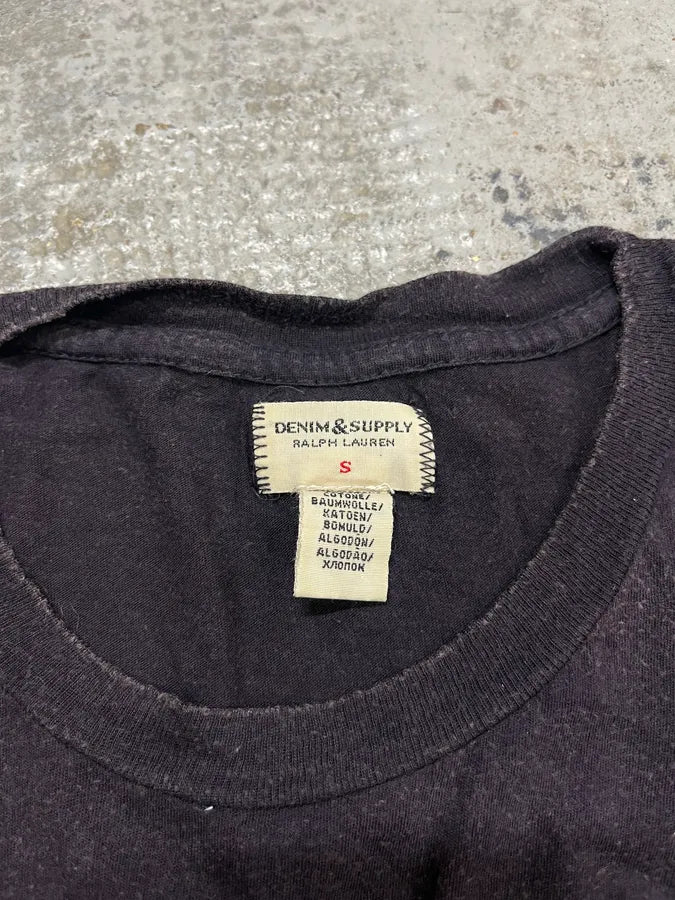 2000s Ralph Lauren US Flag Purple T-Shirt fdEZfWj 7