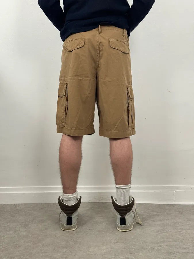 2000s Ralph Lauren USA Distressed Flag Beige Shorts jCFsUFT 2