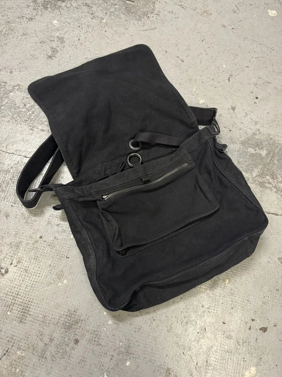2000s Ralph Lauren USA Flag Black Shoulder Bag OomYOFb 7