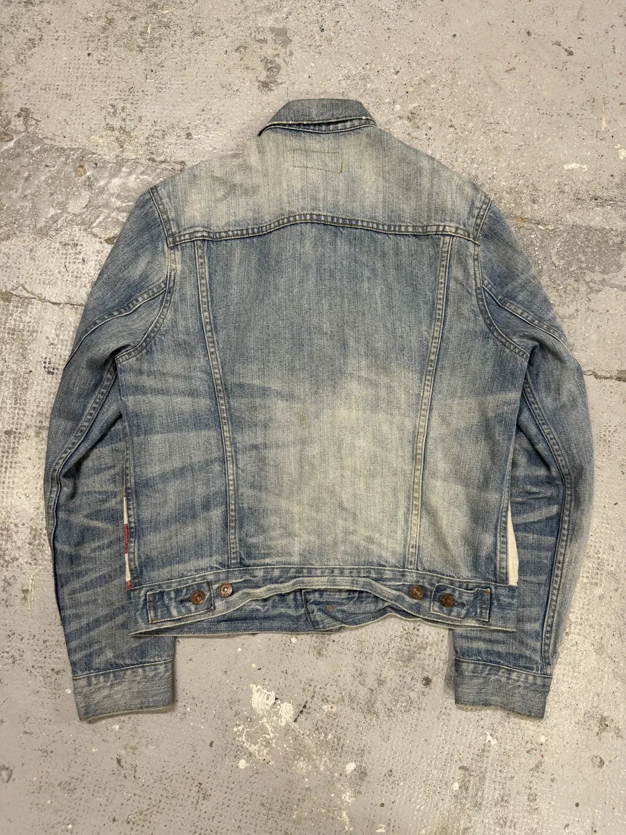 2000s Ralph Lauren USA Flag Blue Denim Jacket QIqSUIZ 3