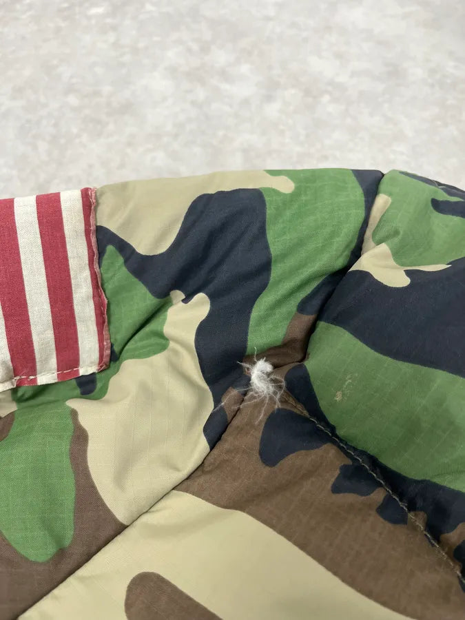 2000s Ralph Lauren USA Flag Camo Puffer Jacket cxfovTM 10