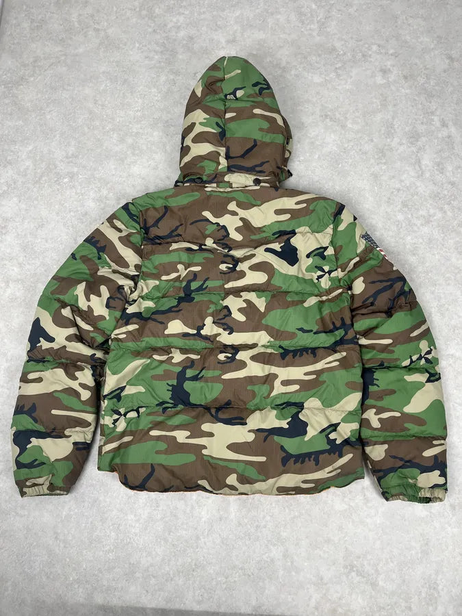 2000s Ralph Lauren USA Flag Camo Puffer Jacket cxfovTM 4