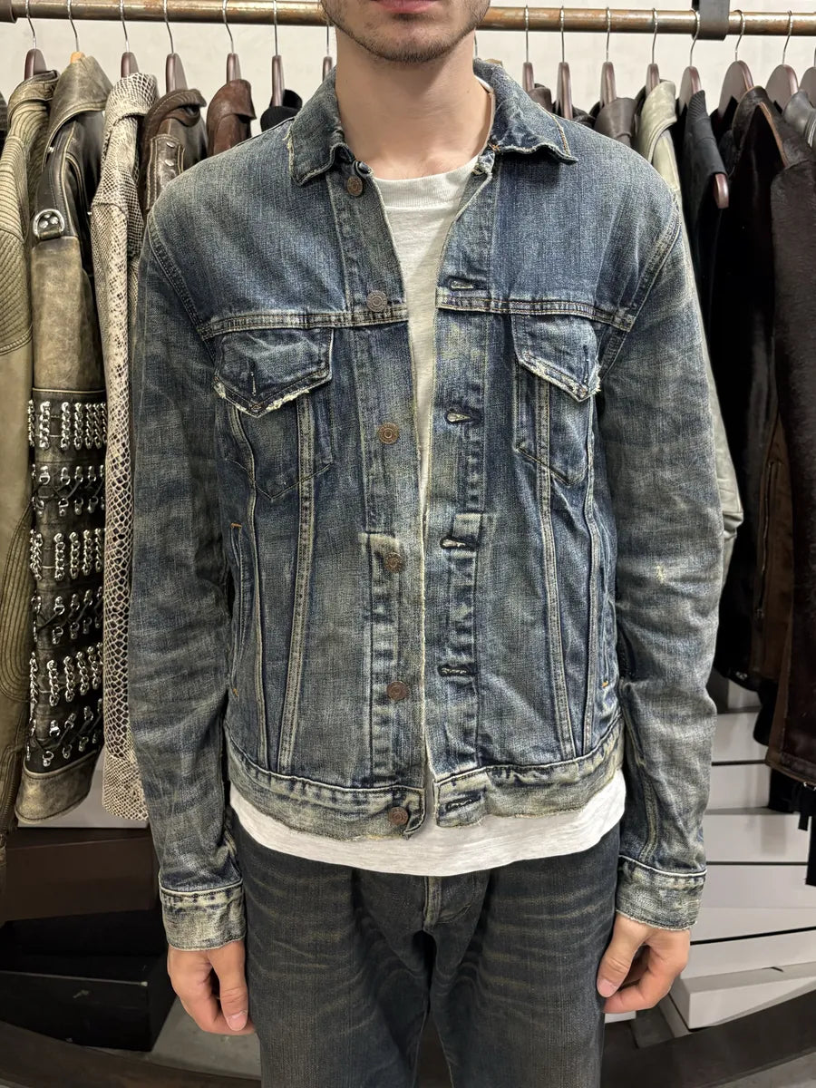 2000s Ralph Lauren USA Flag Eagle Denim Jacket BTltLbT 3