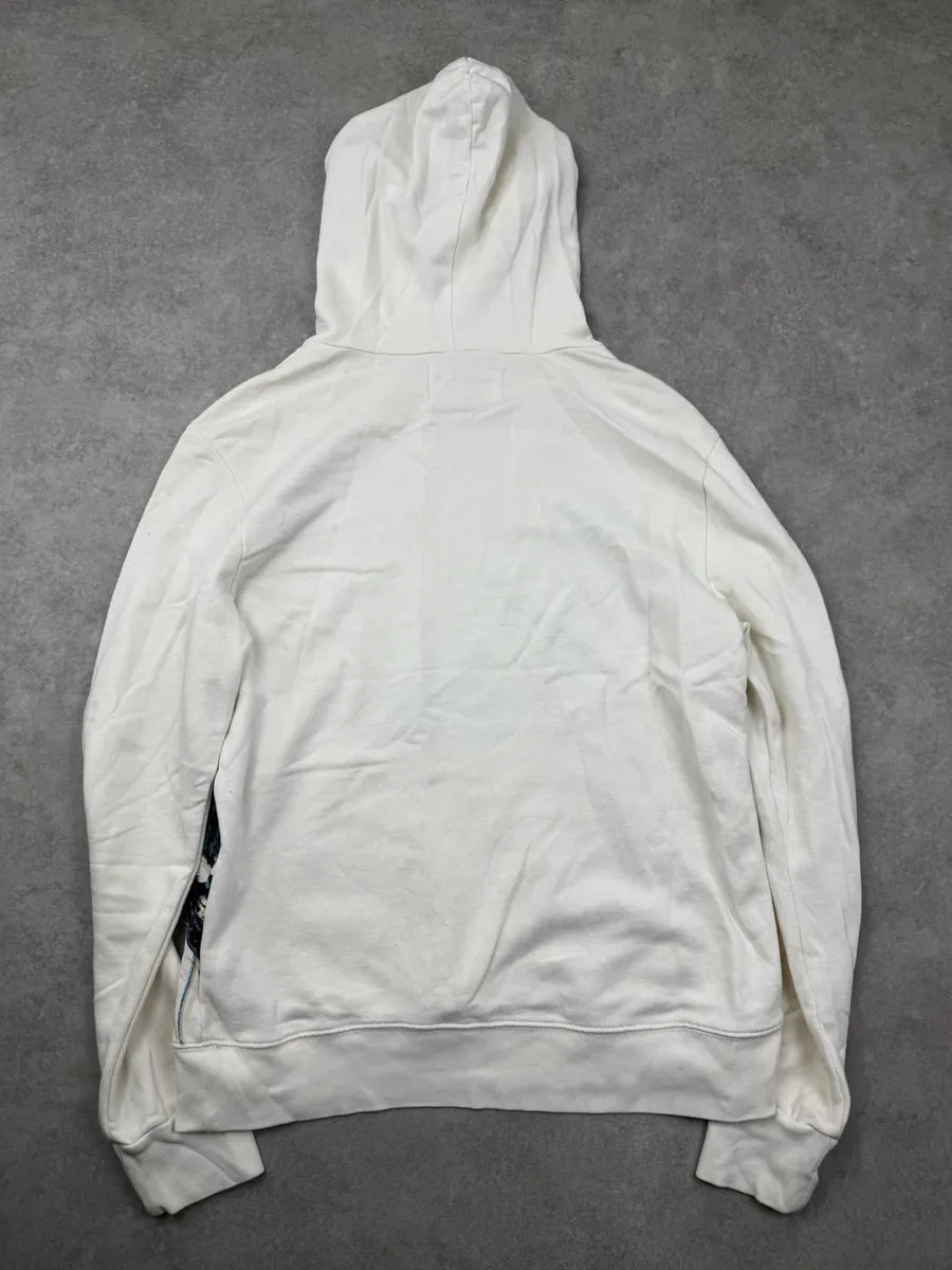 2010s Ralph Lauren White Apache Painted Hoodie mBpdTkm 4
