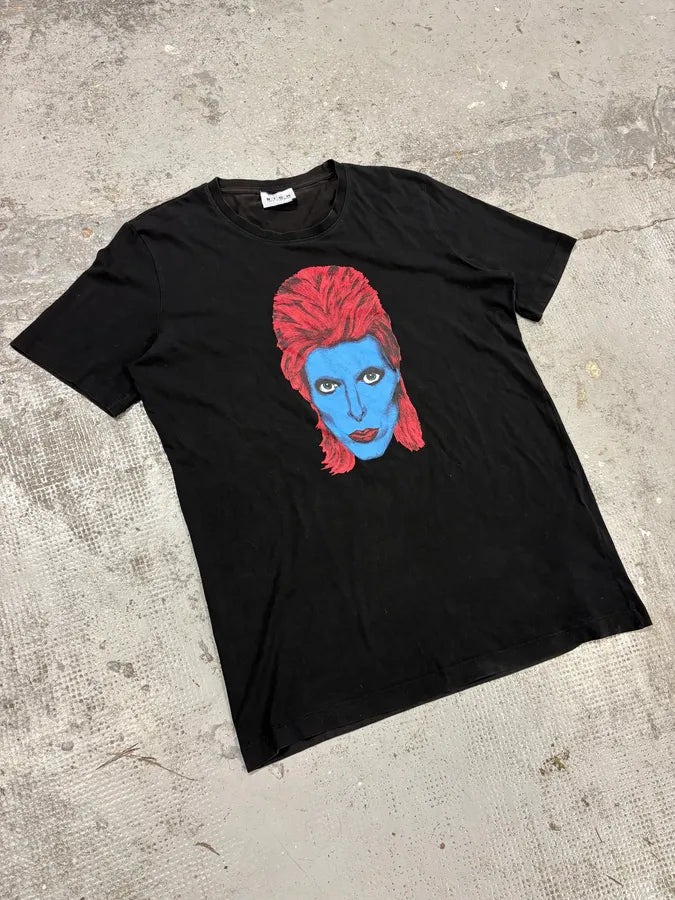 2000s Richmond David Bowie Black T-Shirt OxFxzVf 3