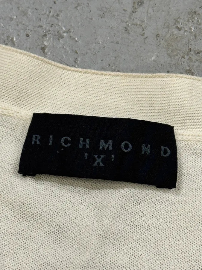 2000s Richmond Dragon Fantasy White Cardigan nwEcJpW 9