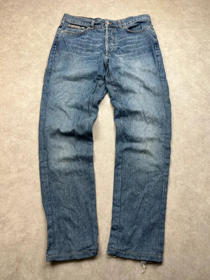 2000s Richmond Rich Blue Rebel Denim Jeans WSxnsnk 1