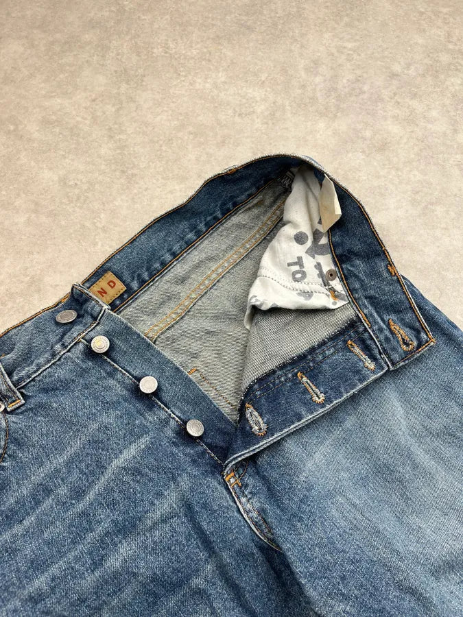 2000s Richmond Rich Blue Rebel Denim Jeans WSxnsnk 10