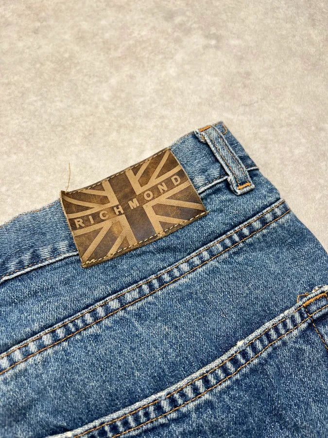 2000s Richmond Rich Blue Rebel Denim Jeans WSxnsnk 9