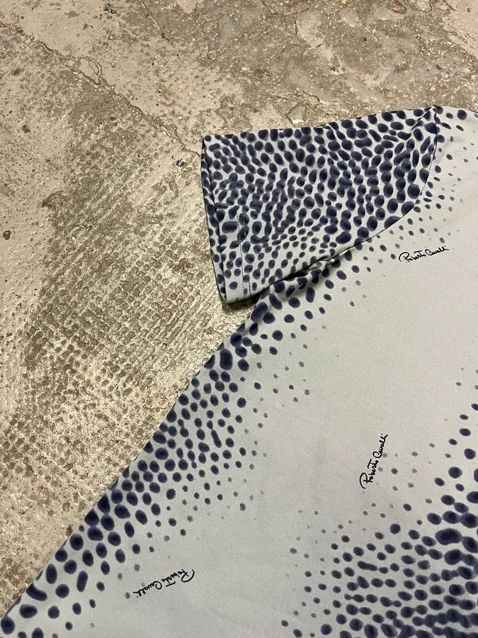2000s Roberto Cavalli Animal Print Blue T-Shirt OLJuStn 4