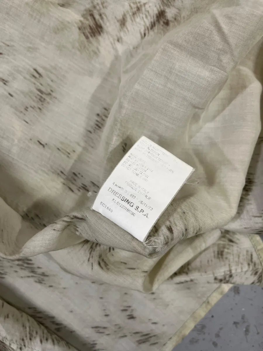 2000s Roberto Cavalli Beige & Black Zebra Shirt hyizdEr 11