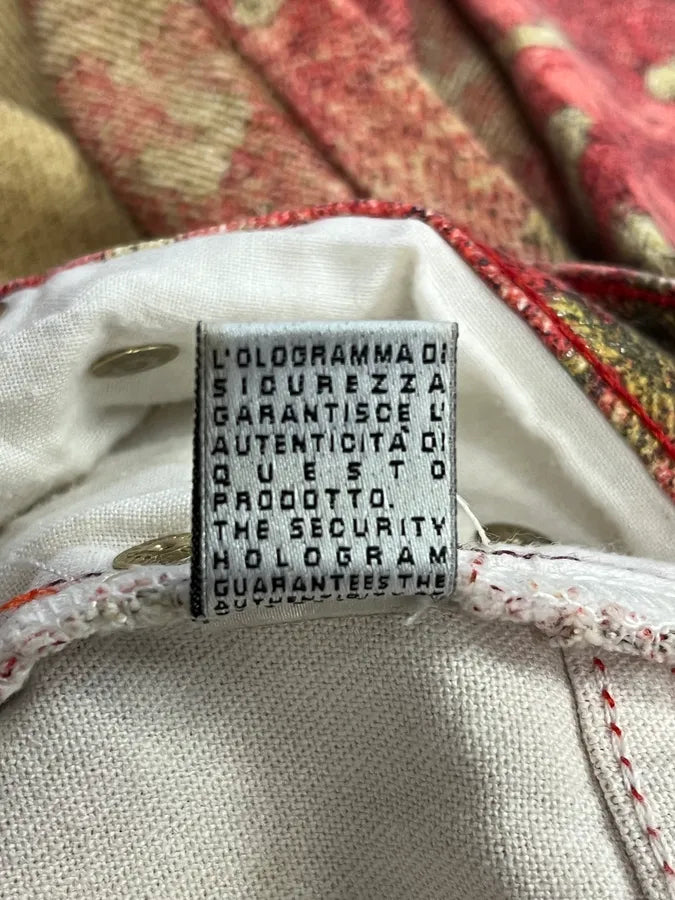 2000s Roberto Cavalli Gold & Red Glamour Pants axuwoQx 9