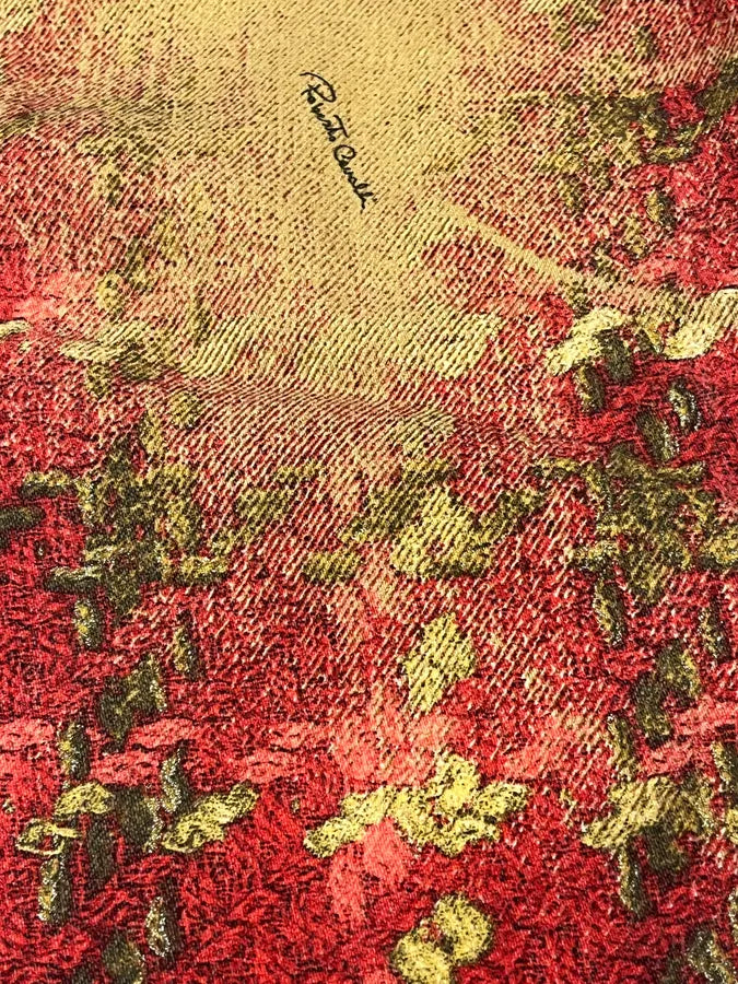 2000s Roberto Cavalli Gold & Red Glamour Pants axuwoQx 6