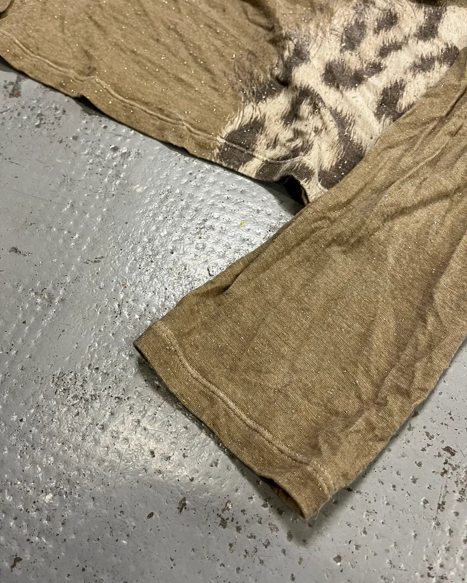 FW2001 Roberto Cavalli Beige Leopard Print Longsleeve T-Shirt ARlnjay 6