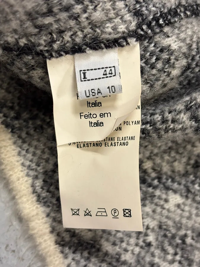 2000s Roberto Cavalli Black & White Leopard Wool Jacket gCQawmf 11